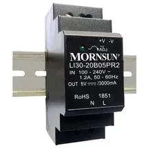 VELLEMAN Industrielles DIN-Schienen-Netzteil - Einzelausgang - 30 W - 12 V - 2 A