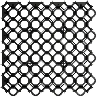 green split Kunststoff Rasengitter, Quantity:10,Farbe:Schwarz