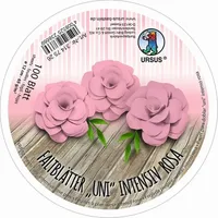 Ursus 3147526 Faltblätter Rund Uni intensiv, rosa, aus Plakatpapier,