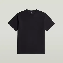 G-Star Regular T-Shirt mit Strukturmuster, Black, M