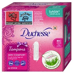 Duchesse Tampons Mini Comfort für sehr leichte Tage, 64 St.