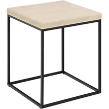 AC Design Livetastic Beistelltisch, Beige, quadratisch, 40x45x40 cm