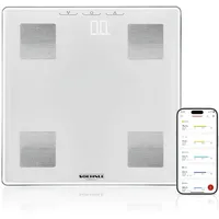 Soehnle Personenwaage Shape Sense Connect Lite Glas Silber