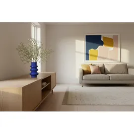 Mirrors and More Vase Hoop (Ø x H: 17 x 30 cm, Metall, Blau,
