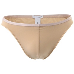 HOM Herren Micro Briefs Plumes - Ultralight Microfiber, Slip, Unterwäsche, Stretch, einfarbig Nude XL