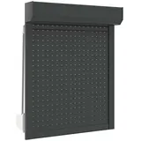 vidaXL Rollladen Aluminium 70x100 cm Anthrazit