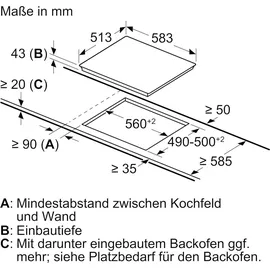 Neff EDX442 bestehend aus E1ECD0AN0 + M13R42N2 60 cm, Edelstahl und N 50, herdgesteuertes Elektrokochfeld, 60 cm, Schwarz, mit Rahmen aufliegend