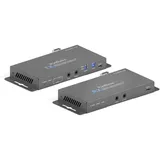PURETOOLS - HDMI 2.0 Fiber Extender Set - HDMI Fiber Extender 4K (60Hz 4:4:4) mit Audio Insertion und Extraktion