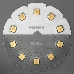 Goldbarren MultiDisc (10x 1g Gold) HERAEUS