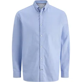 JACK & JONES Langarmhemd JJOXFORD DETAIL SHIRT LS 2 PACK MP (Packung, 2-tlg) blau S