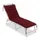 Relaxdays Bankauflage 180 x 70 x 5 cm rot 1 St.