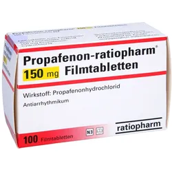 PROPAFENON-ratiopharm 150 mg Filmtabletten 100 St