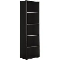Vicco Bücherregal Bob 40 x 24 x 132 cm Schwarz