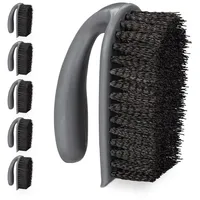 Relaxdays Scheuerbürste Set 24 x Grau
