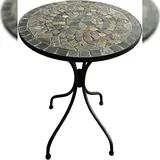 Mojawo Mosaik Mosaiktisch Ø 60 x 70 cm Mehrfarbig