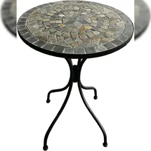 Mojawo Mosaik Mosaiktisch Ø 60 x 70 cm Mehrfarbig