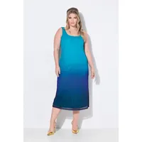 MIAMODA Jerseykleid A-Linie Farbverlauf Blau/Grün 46