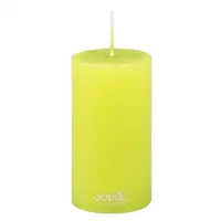 Sovie CANDLES Stumpenkerze 100 mm grün