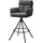 Stolkom Barhocker SOFIA drehbar 180 ° Metall 2er Set  Hellbeige/Schwarz