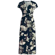 Betty Barclay Midikleid Raffung Blau/Grün 38