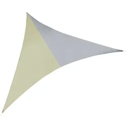 Robustes Sonnensegel dreieckig aus Polyester - Sonnenschutz UV Schutz UPF50+