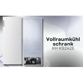 PKM KH KS242E Kühlschrank (242 l, 1434 mm hoch, Weiß)