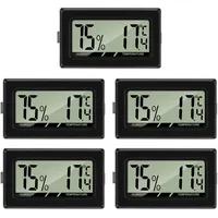 Thlevel Luftfeuchtigkeitsmesser Thermometer Hygrometer Mini Digital Temperatur Zimmerthermometer für