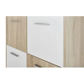 Tvilum Quadro 77,2 x 112,7 x 29,6 cm sonoma eiche/weiß