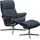 Stressless Mayfair mit Cross Base Microfaser 79 x 102 x 73 cm blue dinamica