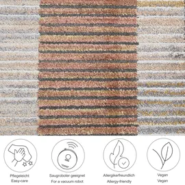 Gino Falcone Corduletta GF-133 Kurzflorteppich 80 x 280 cm Bunt