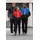 Erima Squad Allwetterjacke Kinder - blau/schwarz-152