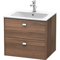 Duravit Brioso Waschtischunterbau BR410101079 620x553 mm, Nussbaum Natur/Chrom, 2