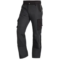 Premium Bundhose BRUNO "Twill 300" - 23 - anthrazit/schwarz