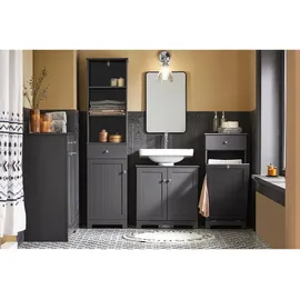 SoBuy Waschbeckenunterschrank 60 x 60 cm Grau