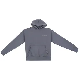 dropsize HEAVY OVERSIZE EMBO HOODIE - grau