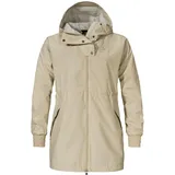 WMS wasserdichter Regenparka aus recyceltem Material atmungsaktive Allwetterjacke mit Oversize-Passform brandon beige 40