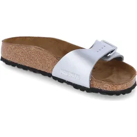 Birkenstock Madrid Birko-Flor schmal silber 42