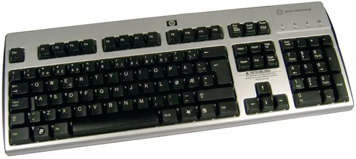 Neue kabelgebundene Tastatur HP BV813AA USB + STICKER BOX