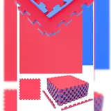 Eyepower 4.8qm Kampfsportmatte 2cm - 12 Judo Matten für Zuhause 63x63 Home Gym Dojo Matte