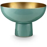 Pip Studio Hohe Schale Metall Hellblau 20cm