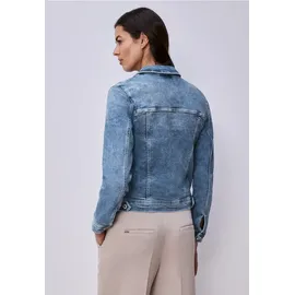 STREET ONE Jeansjacke mit Brusttaschen und Knöpfen - Blau