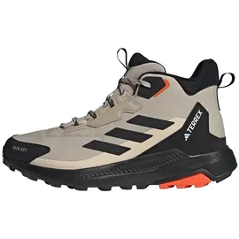 Adidas Terrex Anylander Mid RAIN.RDY Hiking Shoes Wanderschuhe, Wonder Beige/Core Black/Orange, 41 1/3 EU