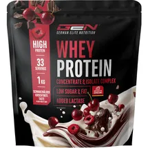 GEN GERMAN ELITE NUTRITION Whey Protein Schwarzwälder Kirschtorte Shake 1000 g