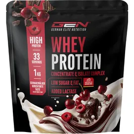 GEN GERMAN ELITE NUTRITION Whey Protein Schwarzwälder Kirschtorte Shake 1000 g