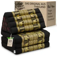 Livasia Thaikissen 3 Auflagen Thaiseide - 175x55x8cm - Dreieckskissen