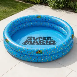 Happy People Super Mario Planschbecken 2-Ring 150 x 25 cm (MPNR)