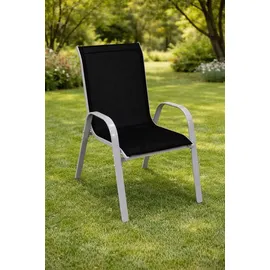 DEGAMO PALAMOS Gartenstuhl 56 x 0 x 95 cm schwarz 4 St.