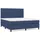 vidaXL Boxspringbett 180 x 200 cm Blau