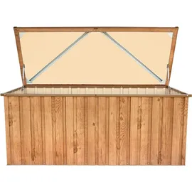 Duramax Metall Garten Gerätebox 770 L Braun