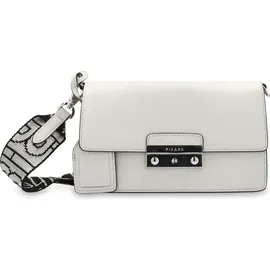 Picard Superstar Schultertasche Leder Grau/Weiß